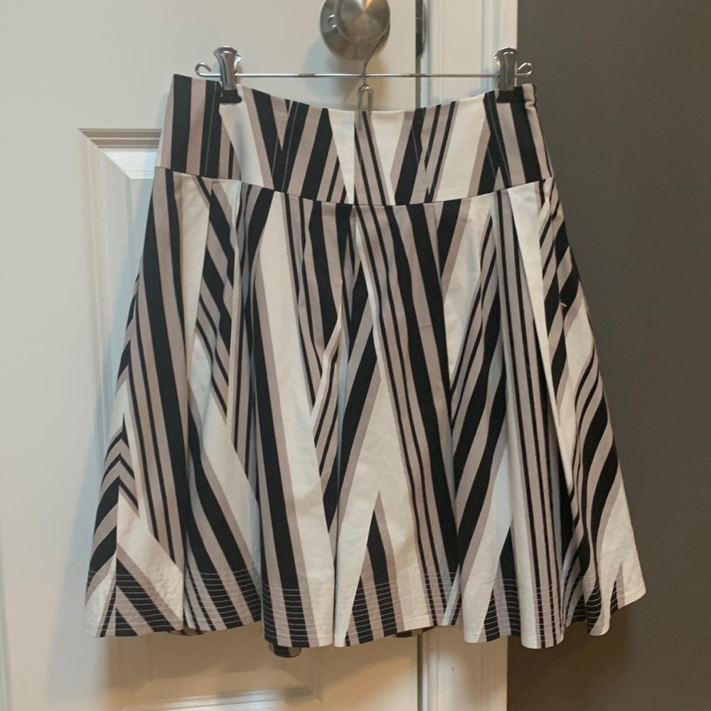 Striking designer A-line skirt